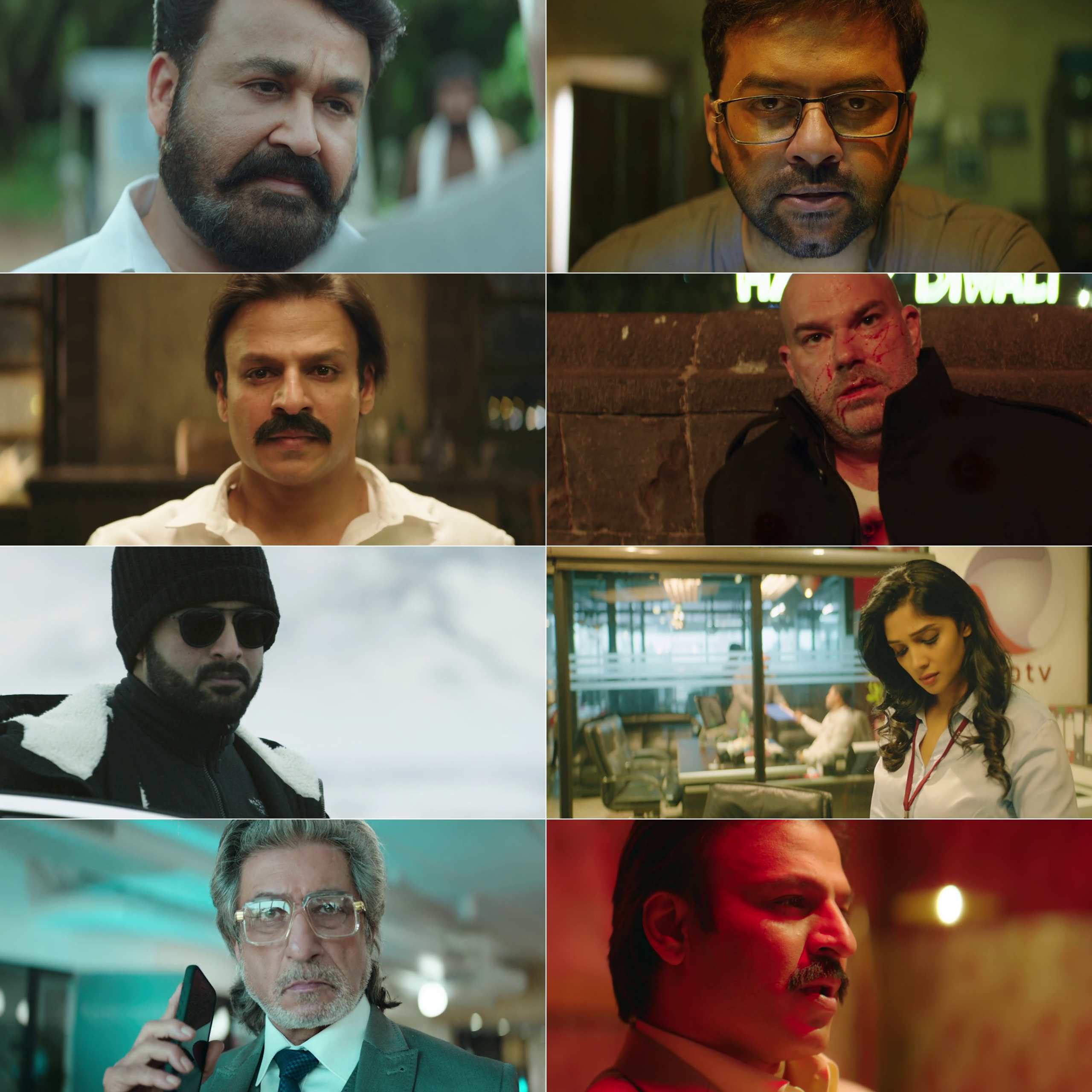 Lucifer (2019) (Hindi + Malayalam) Dual Audio UnCut South Movie HD ESub Screenshot